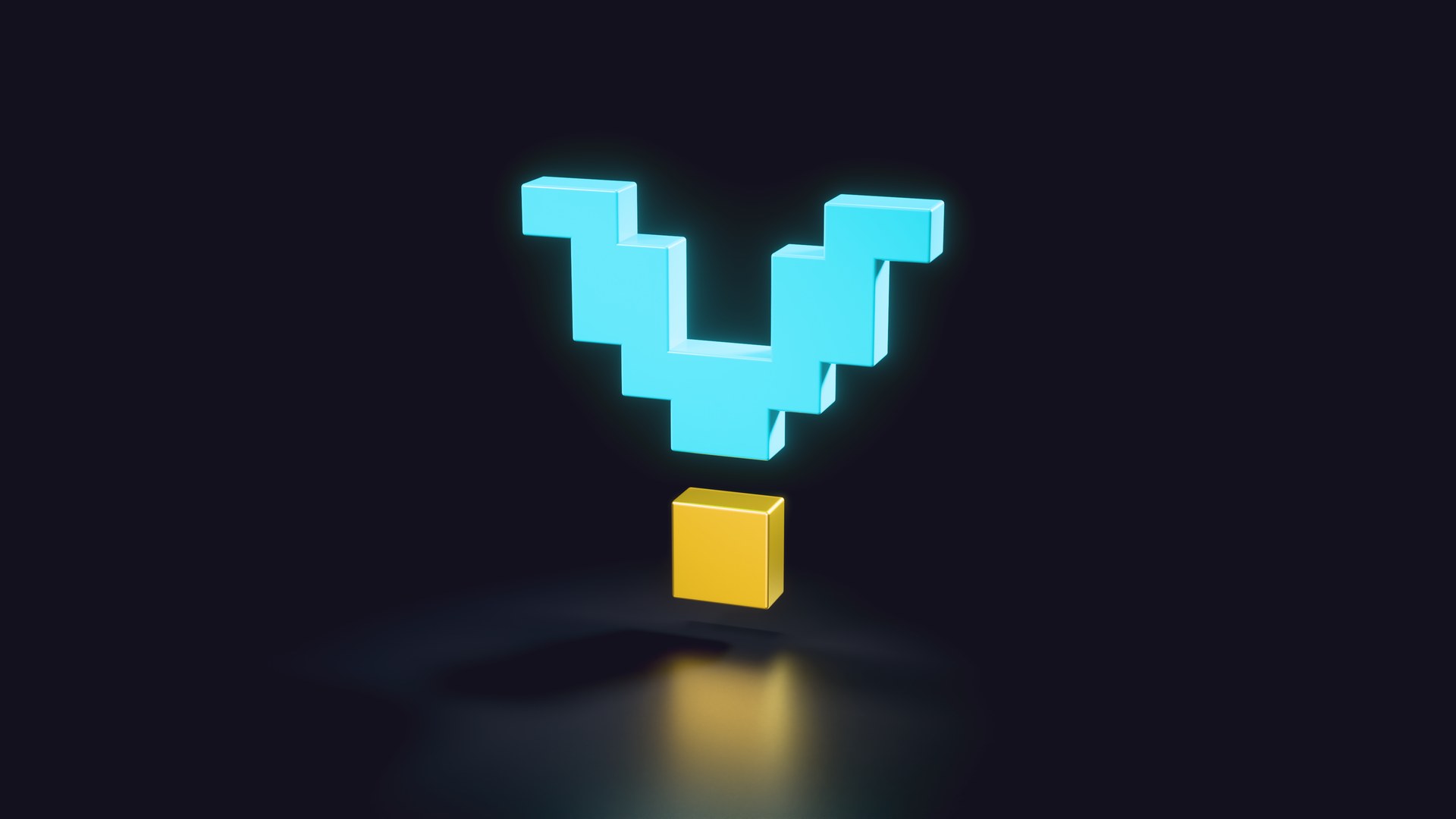 The Vectolyn mark as a 3D object